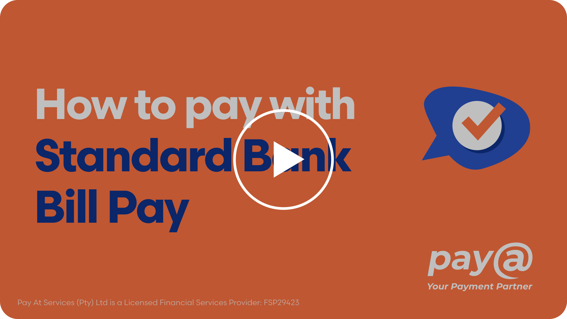 How to pay with Standard Bank Bill Pay