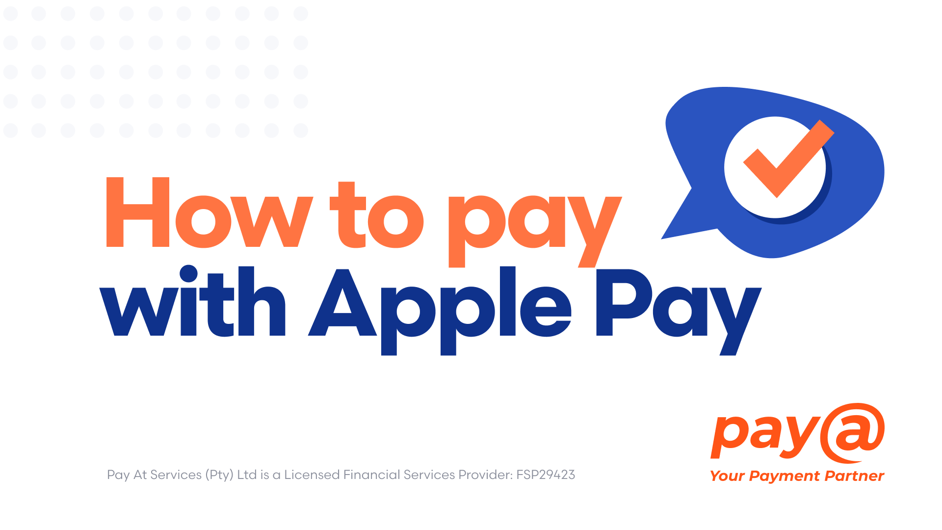 How to pay with Apple Pay