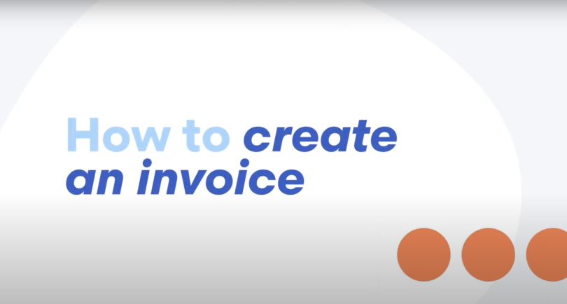 How to create an invoice